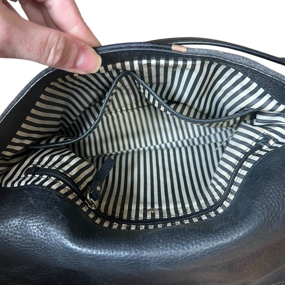 Kate Spade Jackson Street Harlyn Crossbody Pebble Leather Charcoal Small Bag - Picture 6 of 15